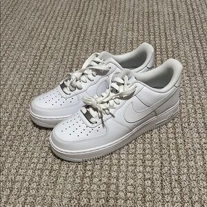 Women’s White Nike Air Force Ones